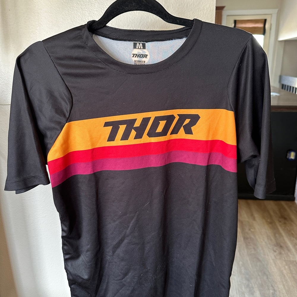 Thor Dark Gray MTB Jersey Road Bike Gravel Bike